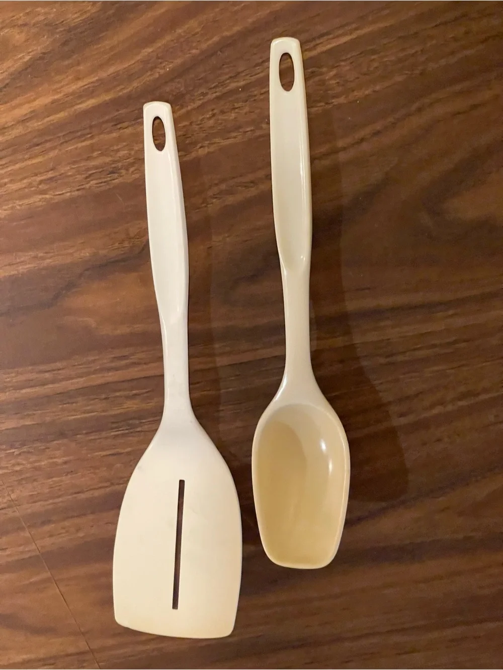 VTG Foley Plastic Spoon and Slotted spatula Turner Kitchen  Set